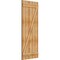 Ekena Millwork Joined Board-n-Batten Shutters w/Z-Bar, Rough Sawn Western Red Cedar, 26 7/8W x 66H, PR RBJ06Z26X066RWR - alternate 5